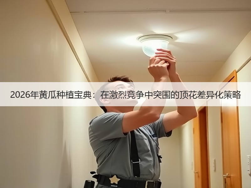 2026年黄瓜种植宝典：在激烈竞争中突围的顶花差异化策略
