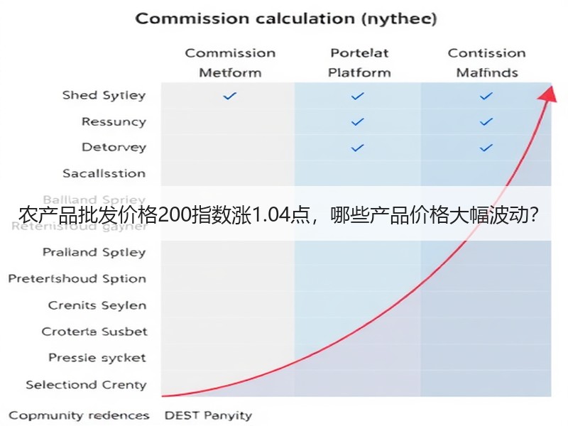 农产品批发价格200指数涨1.04点，哪些产品价格大幅波动？