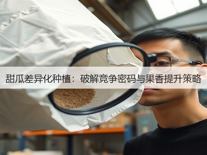 甜瓜差异化种植：破解竞争密码与果香提升策略