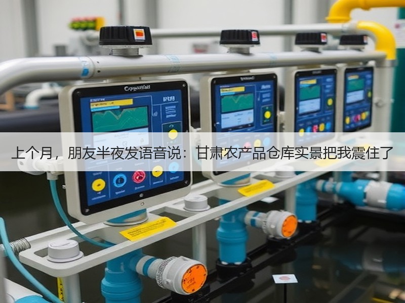 上个月，朋友半夜发语音说：甘肃农产品仓库实景把我震住了