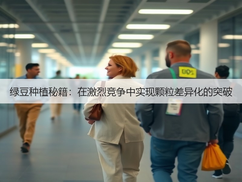 绿豆种植秘籍：在激烈竞争中实现颗粒差异化的突破