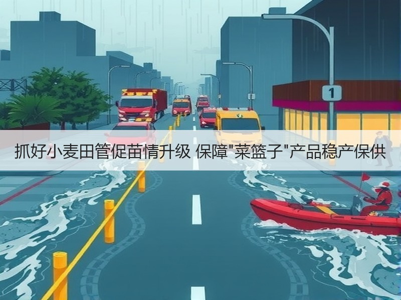 抓好小麦田管促苗情升级 保障