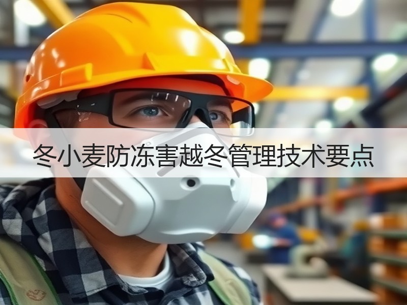 冬小麦防冻害越冬管理技术要点