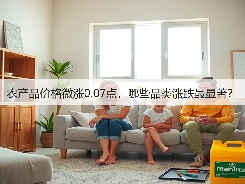 农产品价格微涨0.07点，哪些品类涨跌最显著？