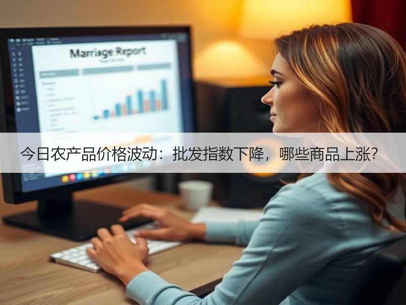 今日农产品价格波动：批发指数下降，哪些商品上涨？