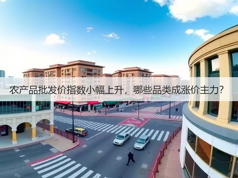 农产品批发价指数小幅上升，哪些品类成涨价主力？