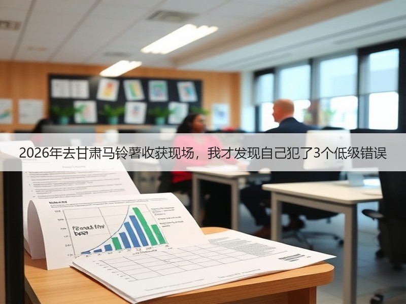 2026年去甘肃马铃薯收获现场，我才发现自己犯了3个低级错误