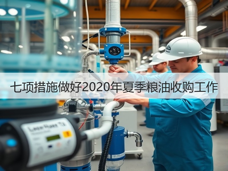 七项措施做好2020年夏季粮油收购工作