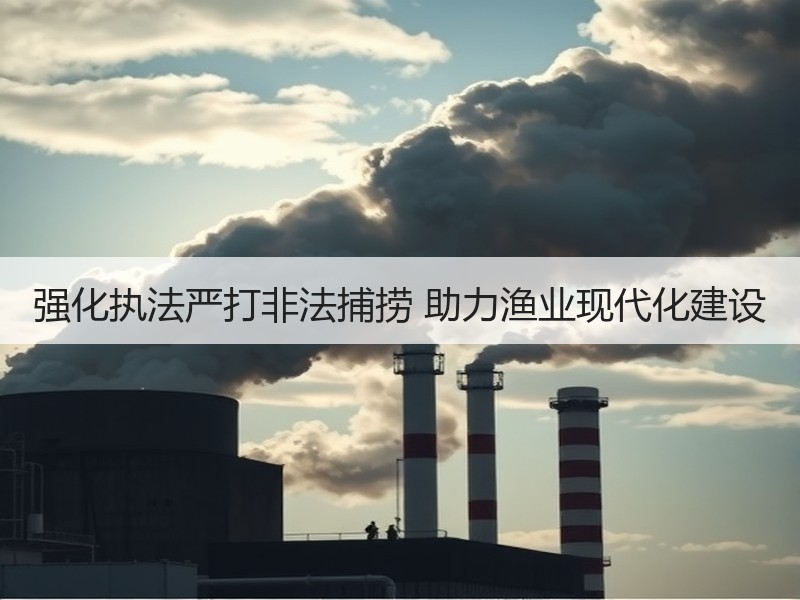 强化执法严打非法捕捞 助力渔业现代化建设