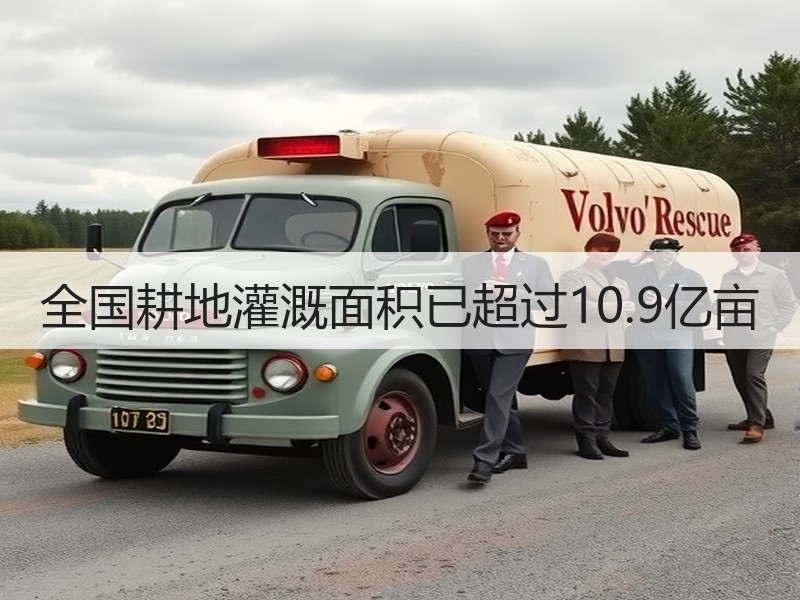全国耕地灌溉面积已超过10.9亿亩