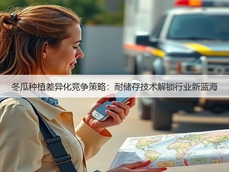 冬瓜种植差异化竞争策略：耐储存技术解锁行业新蓝海