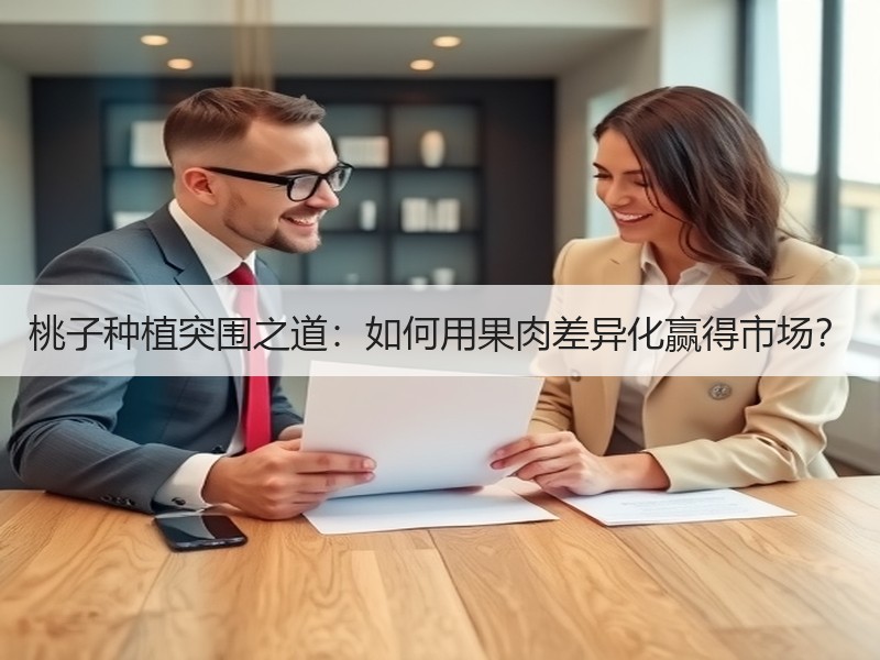桃子种植突围之道：如何用果肉差异化赢得市场？