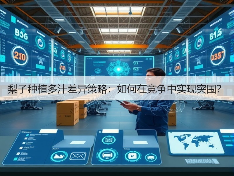 梨子种植多汁差异策略：如何在竞争中实现突围？
