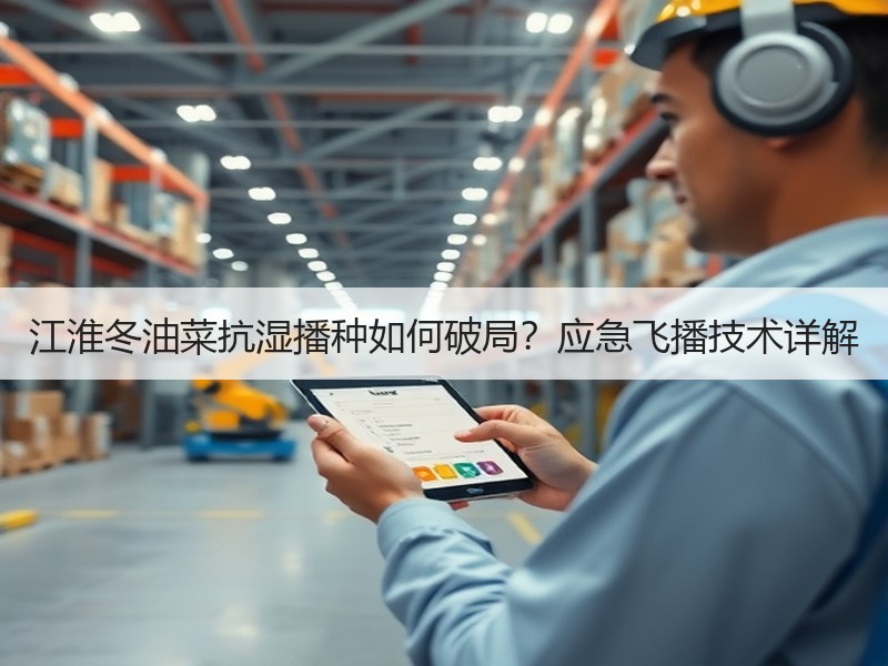 江淮冬油菜抗湿播种如何破局？应急飞播技术详解