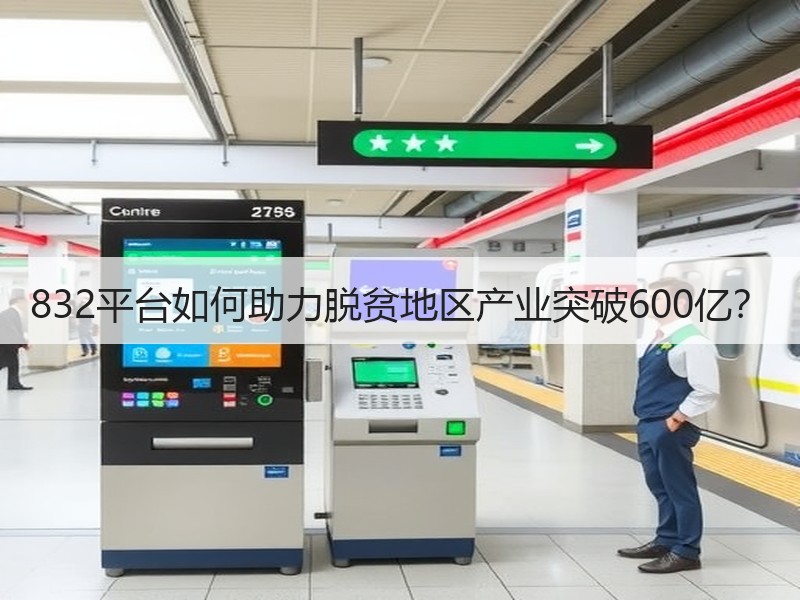 832平台如何助力脱贫地区产业突破600亿？