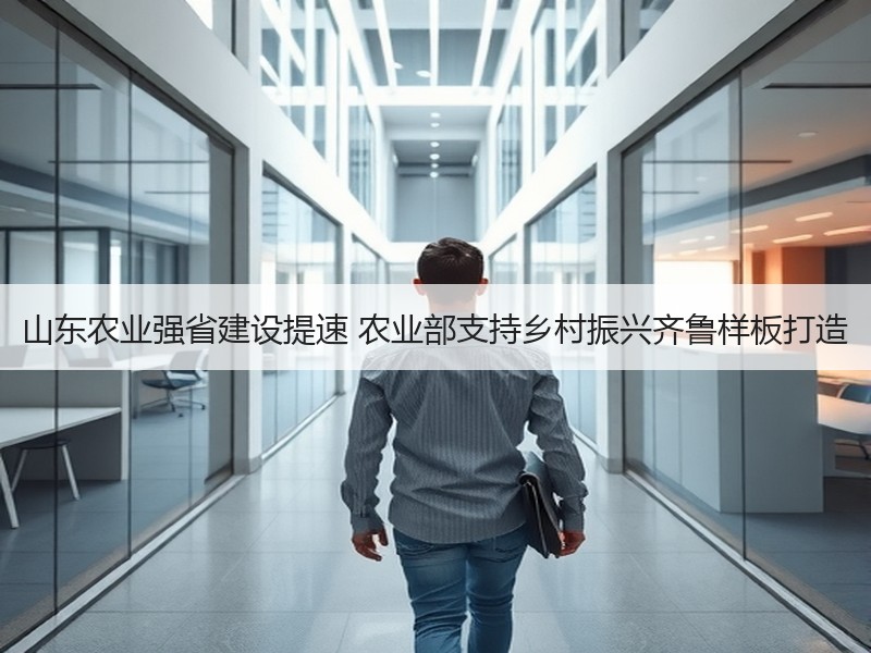 山东农业强省建设提速 农业部支持乡村振兴齐鲁样板打造