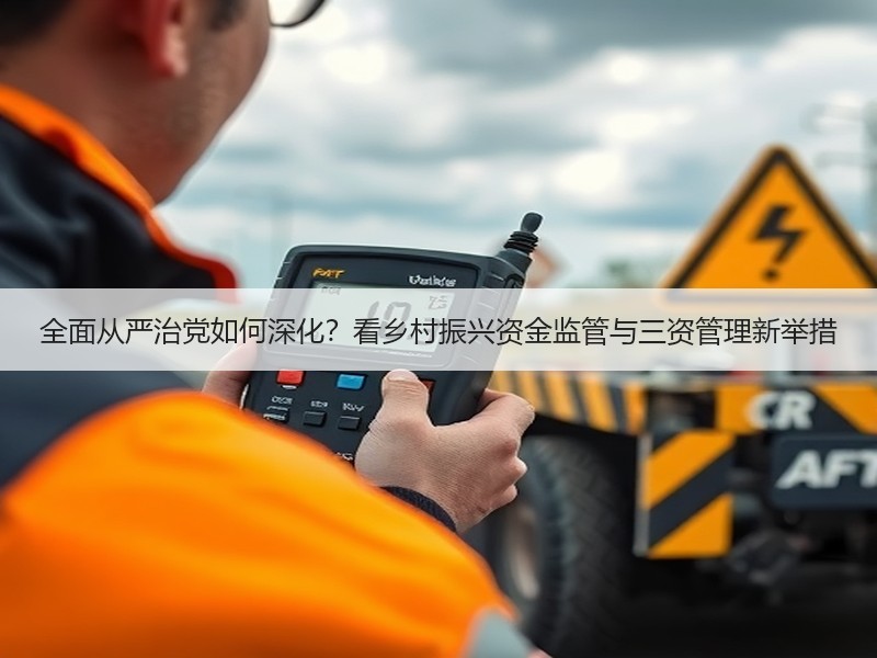 全面从严治党如何深化？看乡村振兴资金监管与三资管理新举措