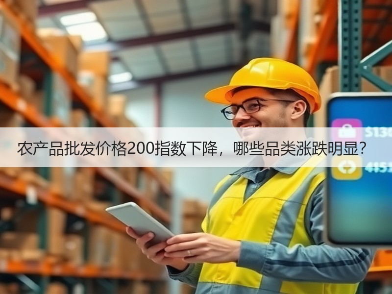 农产品批发价格200指数下降，哪些品类涨跌明显？