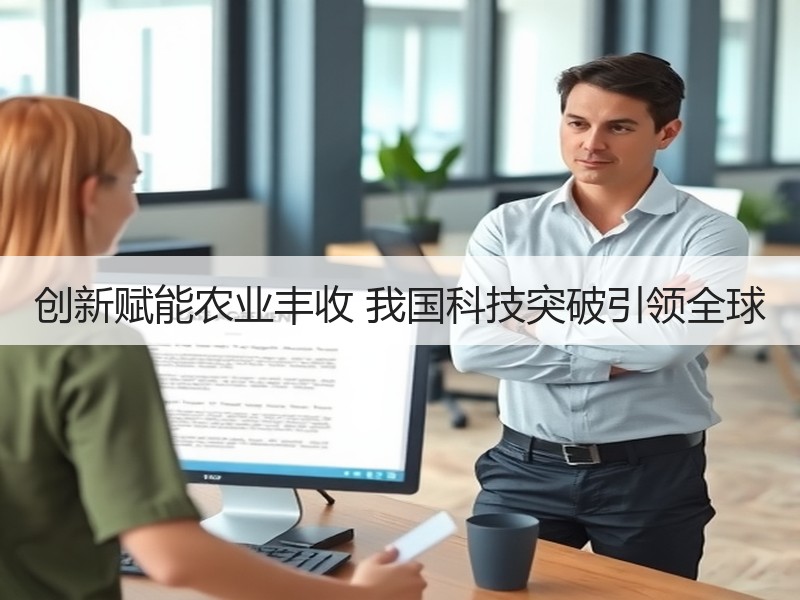 创新赋能农业丰收 我国科技突破引领全球