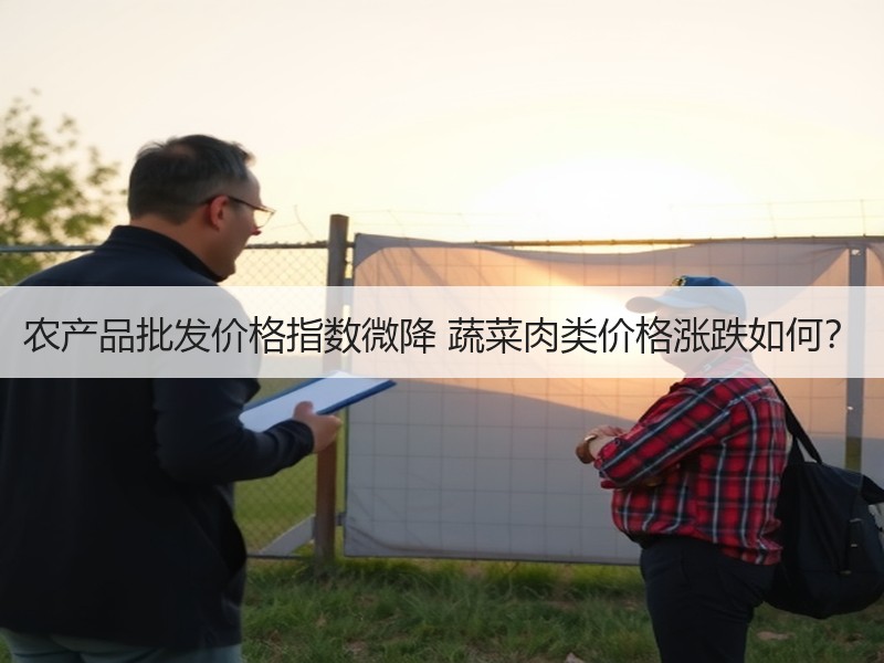 农产品批发价格指数微降 蔬菜肉类价格涨跌如何？