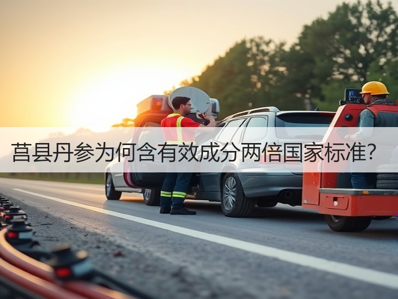 莒县丹参为何含有效成分两倍国家标准？