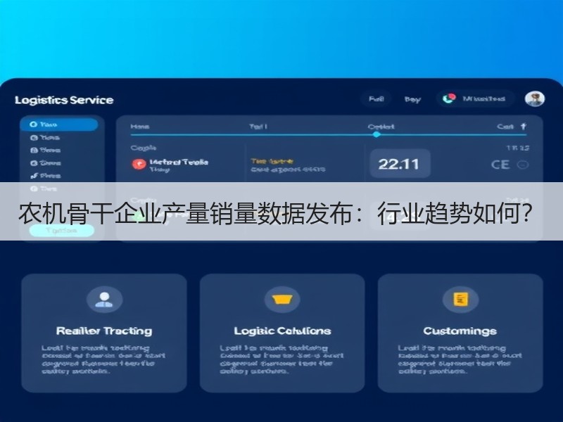 农机骨干企业产量销量数据发布：行业趋势如何？