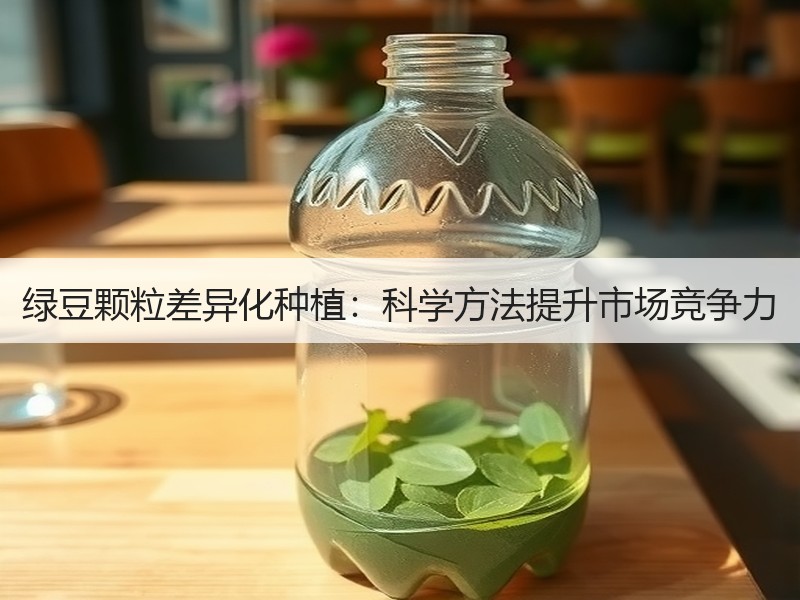 绿豆颗粒差异化种植：科学方法提升市场竞争力