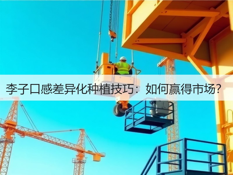 李子口感差异化种植技巧：如何赢得市场？