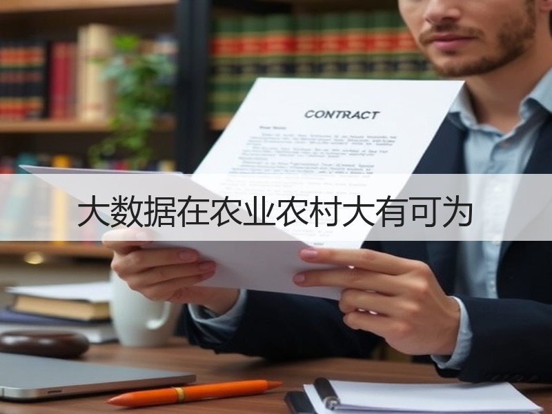 大数据在农业农村大有可为