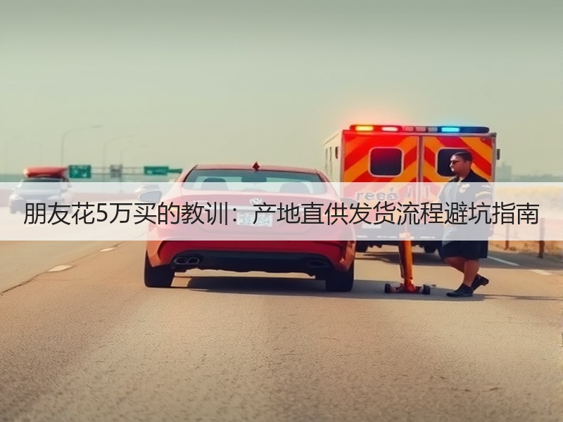 朋友花5万买的教训：产地直供发货流程避坑指南