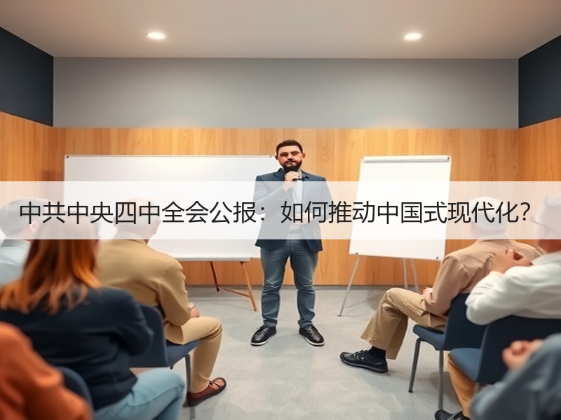 中共中央四中全会公报：如何推动中国式现代化？
