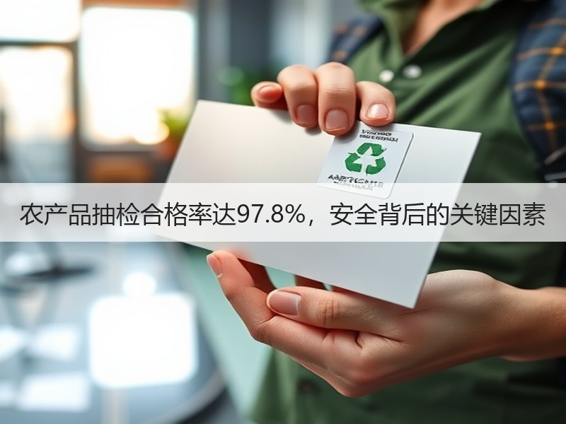 农产品抽检合格率达97.8%，安全背后的关键因素