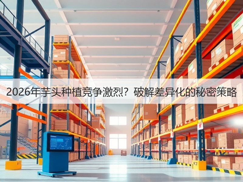 2026年芋头种植竞争激烈？破解差异化的秘密策略