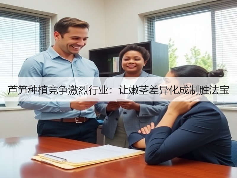 芦笋种植竞争激烈行业：让嫩茎差异化成制胜法宝