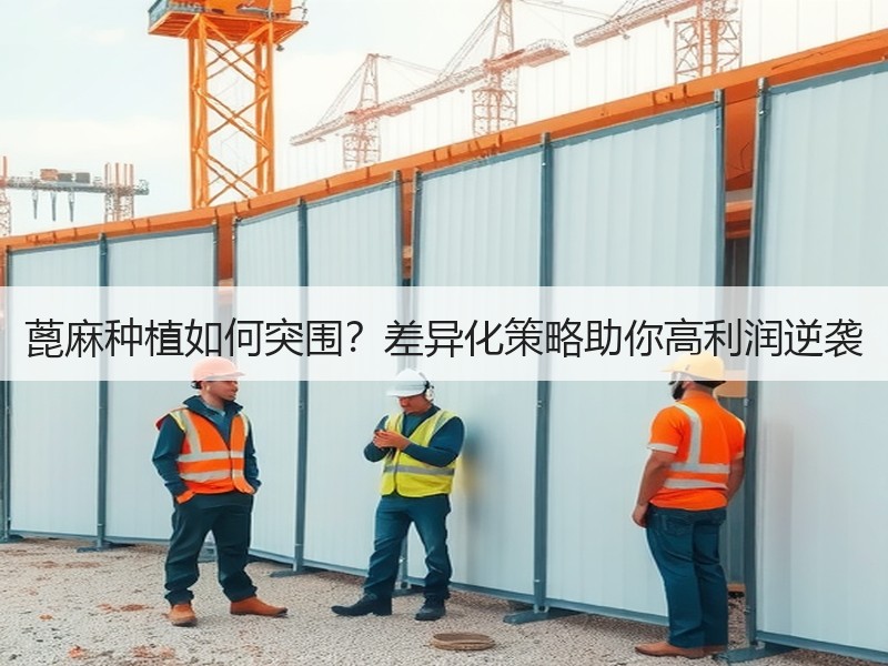 蓖麻种植如何突围？差异化策略助你高利润逆袭