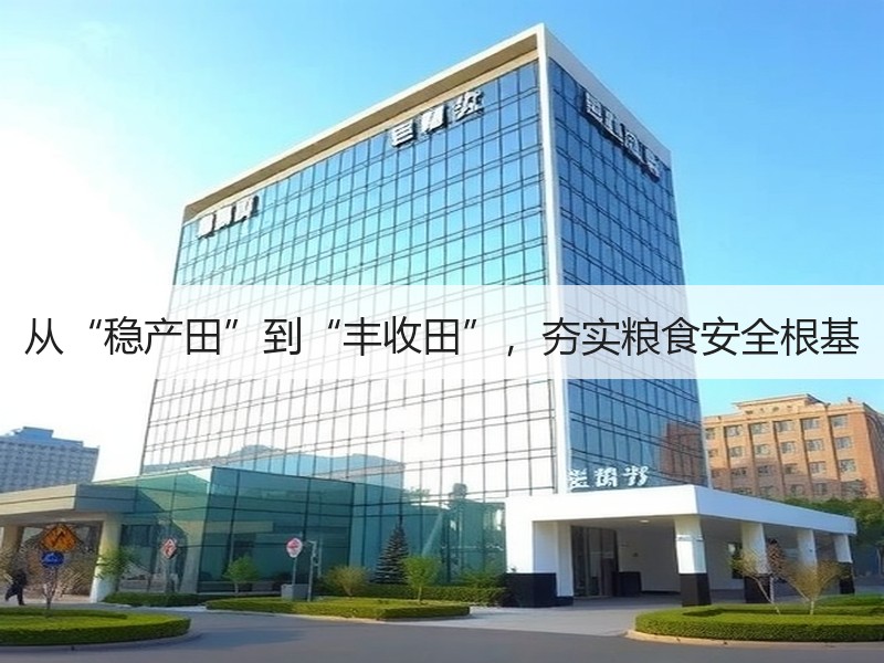 从“稳产田”到“丰收田”，夯实粮食安全根基