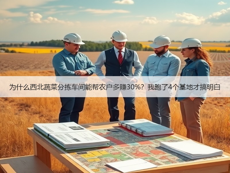 为什么西北蔬菜分拣车间能帮农户多赚30%？我跑了4个基地才搞明白