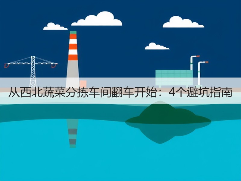 从西北蔬菜分拣车间翻车开始：4个避坑指南