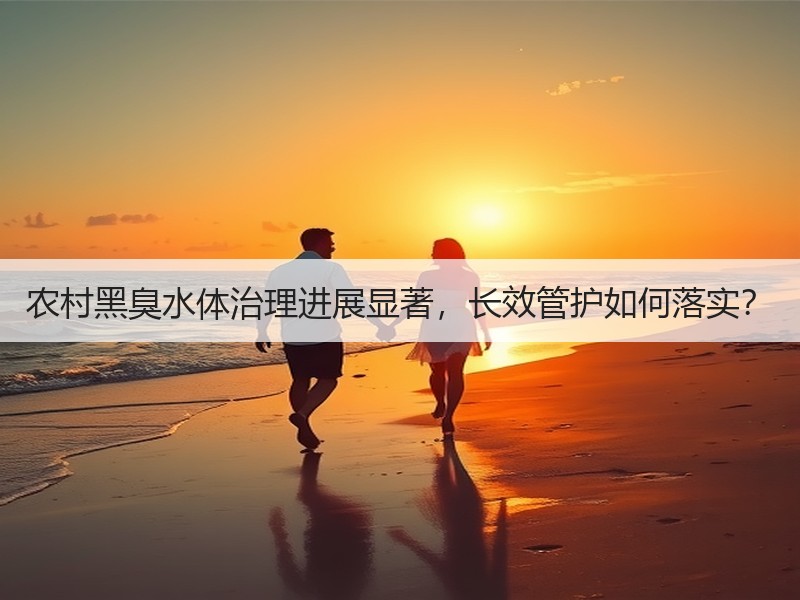 农村黑臭水体治理进展显著，长效管护如何落实？