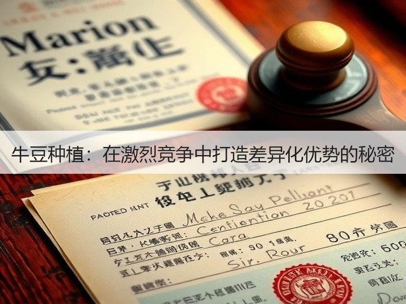 牛豆种植：在激烈竞争中打造差异化优势的秘密