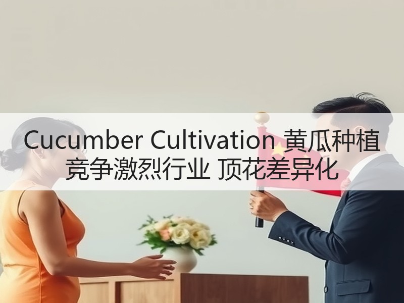Cucumber Cultivation 黄瓜种植 竞争激烈行业 顶花差异化