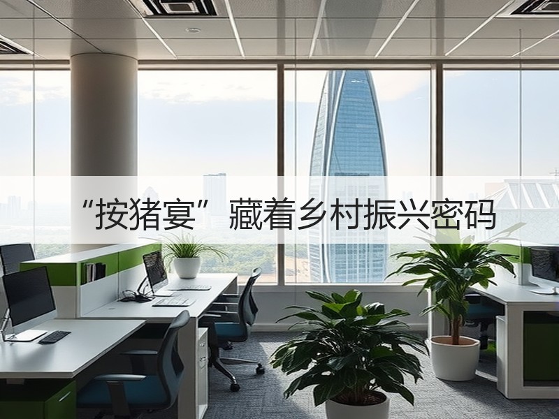 “按猪宴”藏着乡村振兴密码