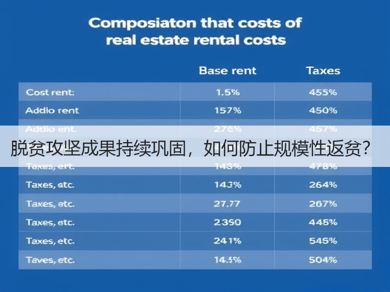 脱贫攻坚成果持续巩固，如何防止规模性返贫？