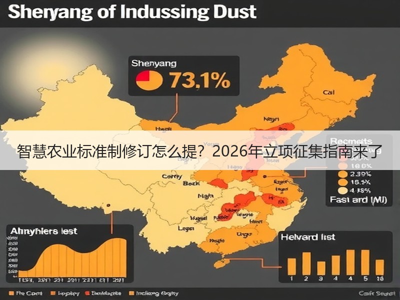 智慧农业标准制修订怎么提？2026年立项征集指南来了