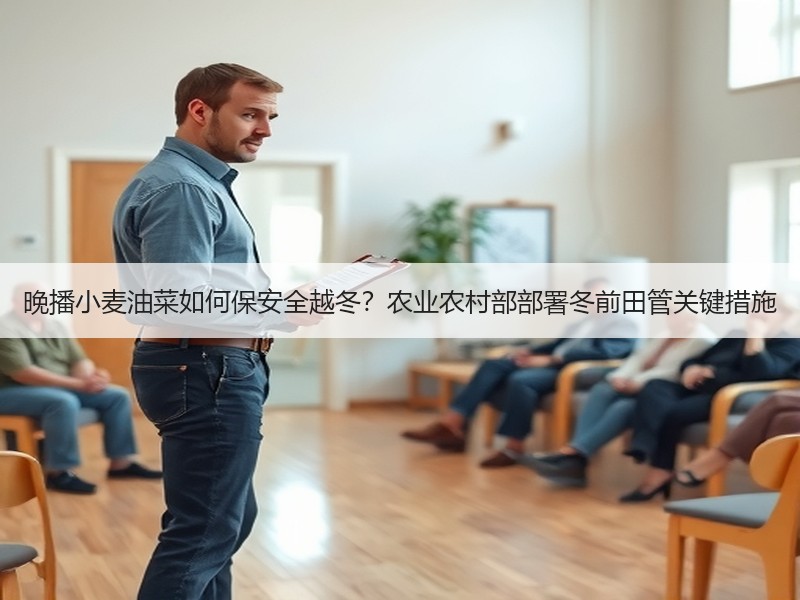 晚播小麦油菜如何保安全越冬？农业农村部部署冬前田管关键措施