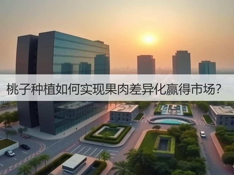 桃子种植如何实现果肉差异化赢得市场？