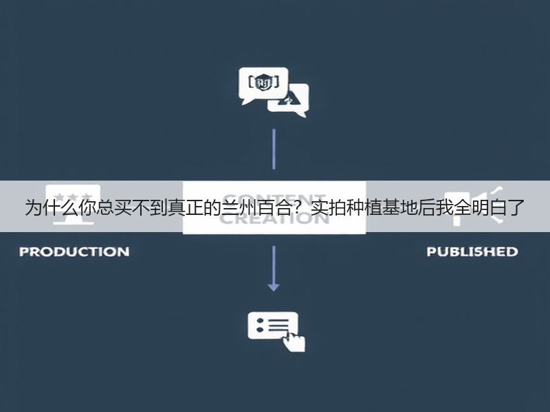 为什么你总买不到真正的兰州百合？实拍种植基地后我全明白了