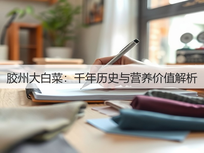 胶州大白菜：千年历史与营养价值解析
