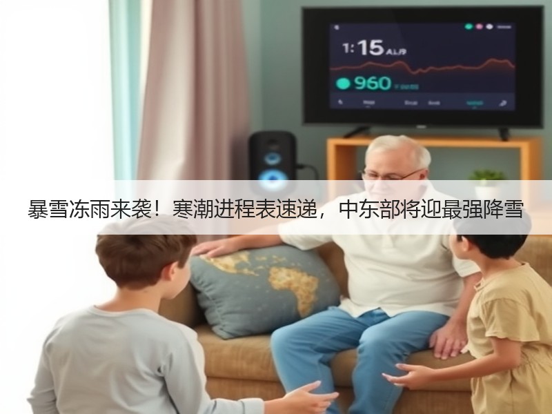 暴雪冻雨来袭！寒潮进程表速递，中东部将迎最强降雪