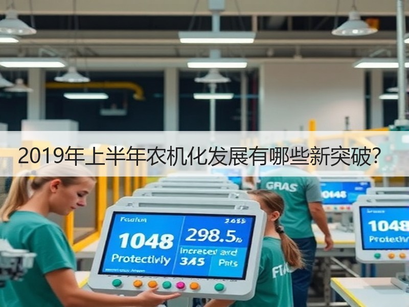 2019年上半年农机化发展有哪些新突破？